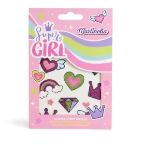 Martinelia Super Girl Tatuaje Cu Sclipici