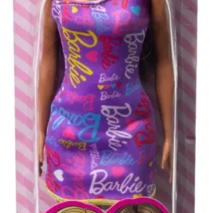 Papusa Barbie Satena Cu Rochita Mov