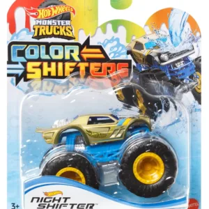 Hot Wheels Monster Truck Camion Night Shifter Cu Culori Schimbatoare Scara 1:64