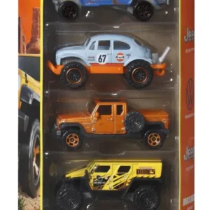 Matchbox Set 5 Masinute Metalice Mbx No Road No Problem Scara 1:64