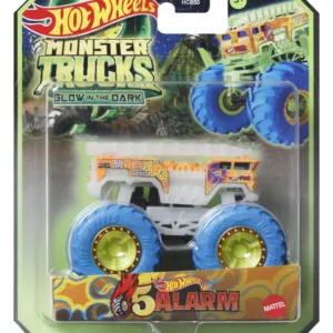 Hot Wheels Monster Truck Glow In The Dark Masinuta 5 Alarm Scara 1:64