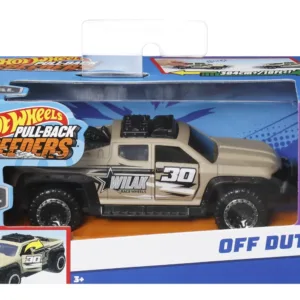 Hot Wheels Masinuta Metalica Cu Sistem Pull Back Off Duty Scara 1:43
