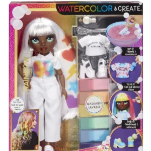 Rainbow High Watercolor Create Papusa Ochi Verzi