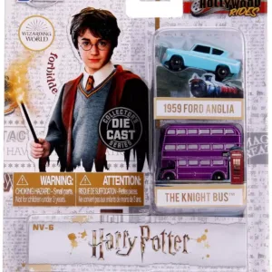 Harry Potter2 Set 2 Masinute The Knight Bus Si Ford Anglia 1959