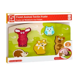 Hape Puzlle Tactil -  Animalele Din Padure