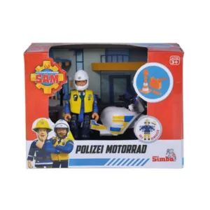 Sam Police Motocicleta Figurina