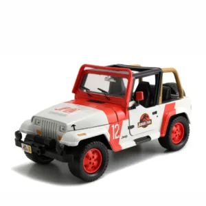 Masinuta Metalica Jurassic World 1992 Jeep Wrangler 1:24