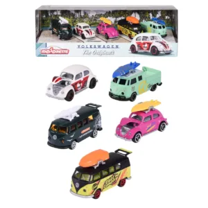Majorette Set 5 Masinute Din Metal Volkswagen 7.5cm