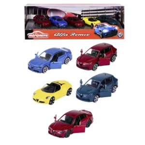 Majorette Masinute Metalice Set 5 Masini Alfa Romeo