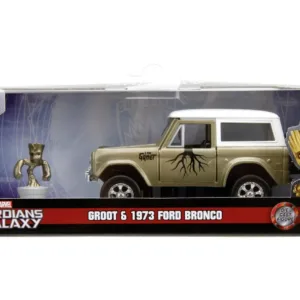 Jada Marvel Set Masinuta Metalica Ford Bronco Si Figurina Groot