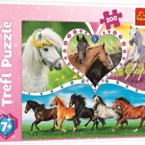 Puzzle Trefl 200 Frumosii Cai