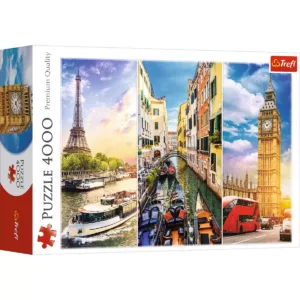 Puzzle Trefl 4000 Calatorie In Europa