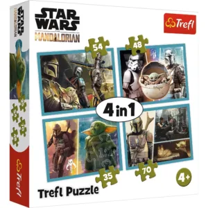 Puzzle 4in1 Mandalorian Si Lumea Lui