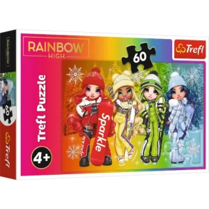 Puzzle Trefl 60 Rainbow High Papusile Jucause