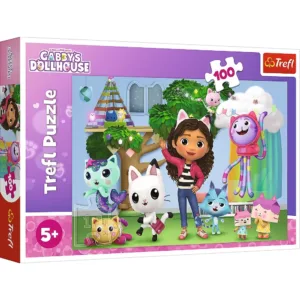Puzzle Trefl 100 Gabbys Dollhouse Prietenii Lui Gabby