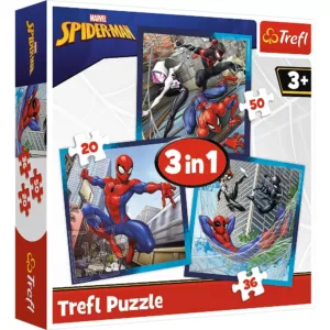Puzzle Trefl 3in1 Disney Marvel Spiderman