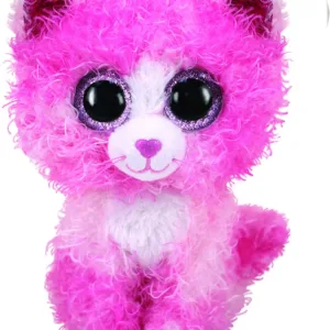 Plus Ty 24cm Pisica Roz Cu Par Cret