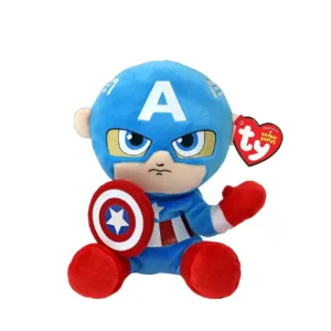 Plus Ty 15cm Beanie Babies Soft Marvel Captain America