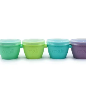 Set 4 Recipiente Silicon Snap&go, Melii, 118 Ml