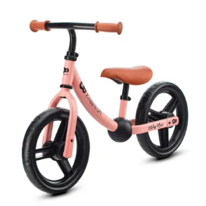 Bicicleta Fara Pedale, Kinderkraft - 2way Next, Portocaliu, 12inch, Rose Pink