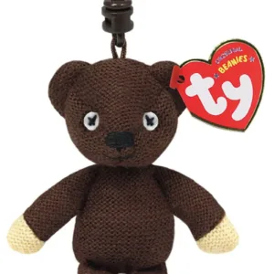 Plus Breloc Ty 8.5cm Beanie Babies Ursuletul Lui Mr Bean