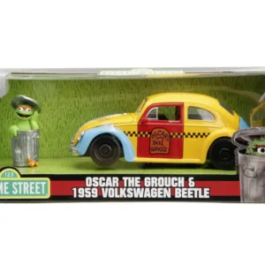 Jada Masinuta Metalica Sesame Street 1959 Vw Beetle  1:24