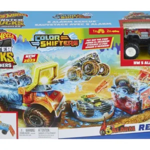 Hot Wheels Monster Truck Arena Smashers Color Shifters Salvarea Lui 5alarm