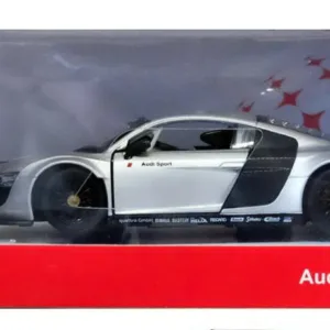Masinuta Metalica Audi R8 Argintie Scara 1 La 24