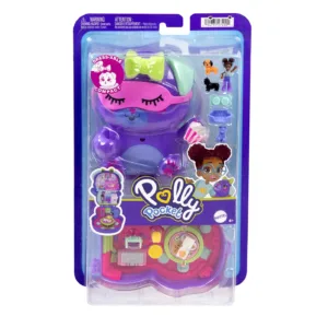 Polly Pocket Set Gentuta Animalut Catelus In Pijama Cu Accesorii