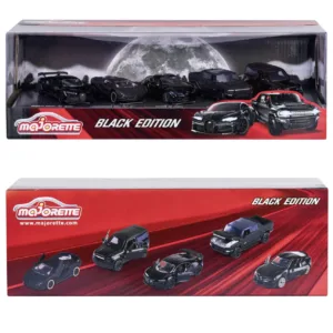 Majorette Set 5 Masinute Black Edition 2.0 Giftpack