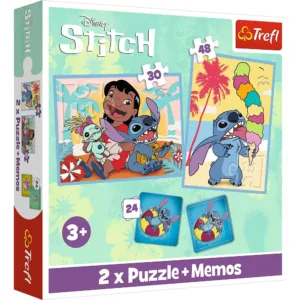 Puzzle Trefl 2in1 Memo Moomin Disney Stitch Lilo
