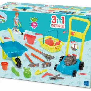 Ecoiffier Set Roaba Cu Masina De Tuns Iarba