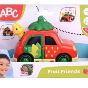Abc Fruit Friends Masinuta Capsuna 12cm