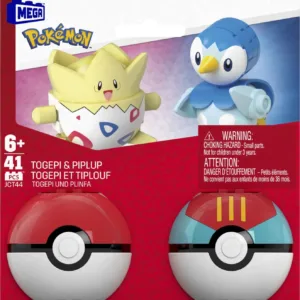 Pokemon Mega Set Doua Bile Togepi Si Piplup 41 Piese