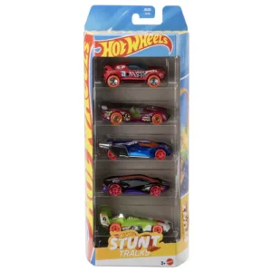 Set 5 Masini Hot Wheels Stunt Tracks