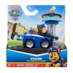 Patrula Catelusilor Pup Squad Racers Vehicul Cu Figurina Chase