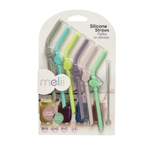Set 6 Buc Paie Silicon Reutilizabile Model Animale Melii