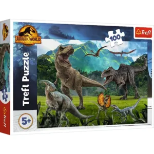 Puzzle Trefl 100 Piese Jurassic World Lumea Dinozaurilor
