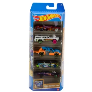 Set 5 Masini Hot Wheels Demo Destruction