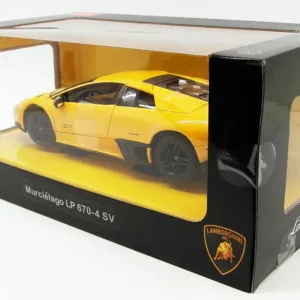 Masinuta Metalica  Lamborghini Murcielago Lp670-4 Galben Scara 1 La 24