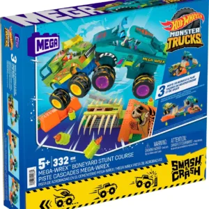 Hot Wheels Monster Truck Mega Bloks Set Mega Wrex