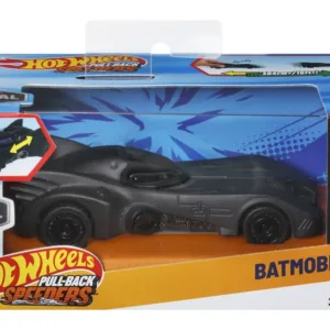 Hot Wheels Masinuta Metalica Cu Sistem Pull Back Batmobile Night Burnerz Scara 1:43