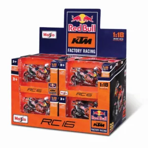 Maisto Motocicleta Metalica Red Bull Ktm Scara 1 La 18