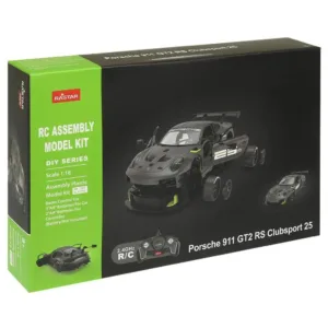 Masinuta Construibila Cu Telecomanda Porsche 911 Gt2 Rs Clubsport 25 Scara 1 La 18