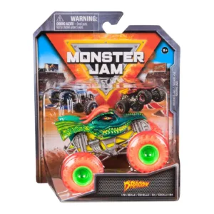 Monster Jam Masinuta Metalica Dragon Scara 1 La 64