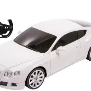 Masina Cu Telecomanda Bentley Continental Gt Alb Cu Scara 1 La 24