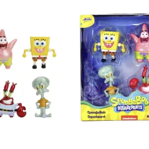 Jada Sponge Bob Set 4 Figurine Metalice 6.5cm