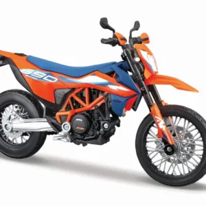 Maisto Motocicleta Metalica Editie Speciala Ktm 690 Smc Portocaliu Scara 1 La 18