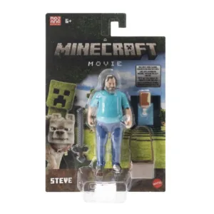 Minecraft Set Figurina Steve Cu Accesorii