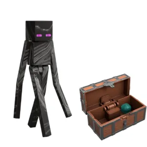 Minecraft Set Figurina Enderman Cu Accesorii